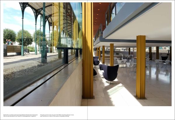 Book cover of Gesamtkunstwerke: Architecture by Arne Jacobsen and Otto Weitling in Germany. Published by Arnoldsche Art Publishers.