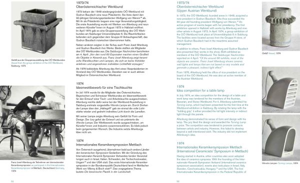 White male artist in white apron to right, on cover of 'Franz Josef Altenburg, Clay and Form', by Arnoldsche Art Publishers.