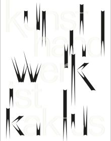 Book cover of 'Kunsthandwerk ist Kaktus'. Published by Arnoldsche Art Publishers.