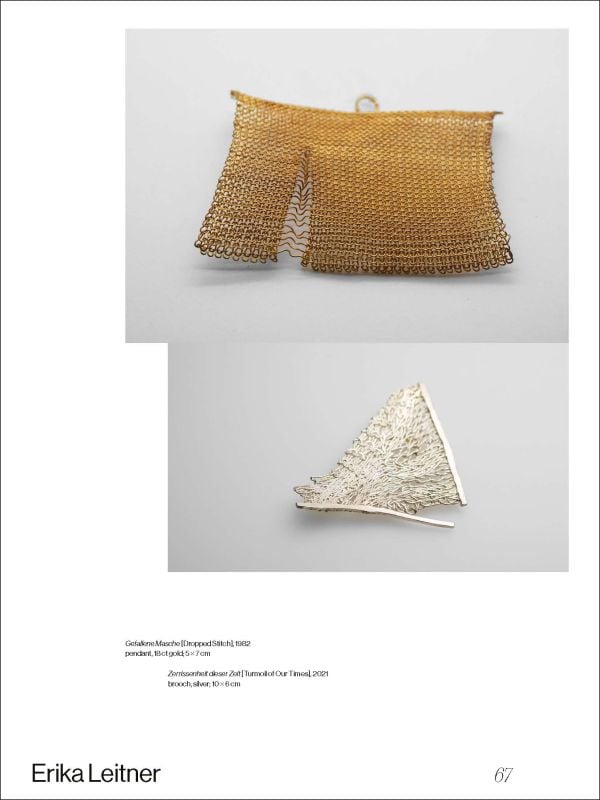 Book cover of 'A Mind of Their Own, Jewellery from Austria. Focusing on Women Artists'. Published by Arnoldsche Art Publishers.