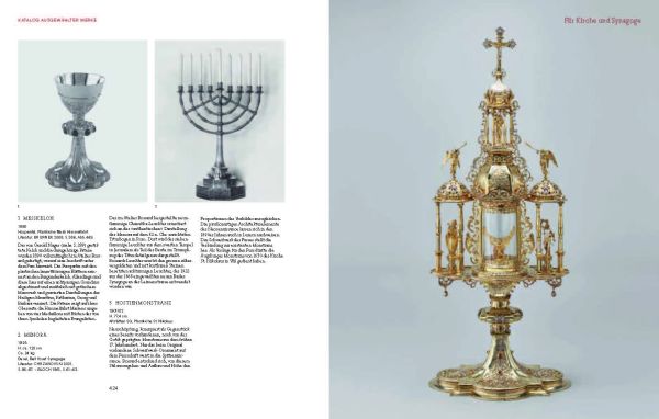 Book cover of Bossard Luzern 1868–1997, Gold- und Silberschmiede, Kunsthändler, Ausstatter, with a ornate golden cup. Published by Arnoldsche Art Publishers.