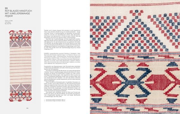 Book cover of In Trockenen Tüchern, Gewebtes und Besticktes aus dem Osmanischen Reich, featuring an off-white cloth with floral embroidery to bottom,. Published by Arnoldsche Art Publishers.