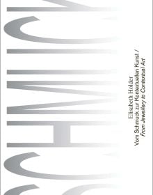 Book cover of Elisabeth Holder: From Jewellery to Contextual Art / Vom Schmuck zur Kontextuellen Kunst. Published by Arnoldsche Art Publishers.