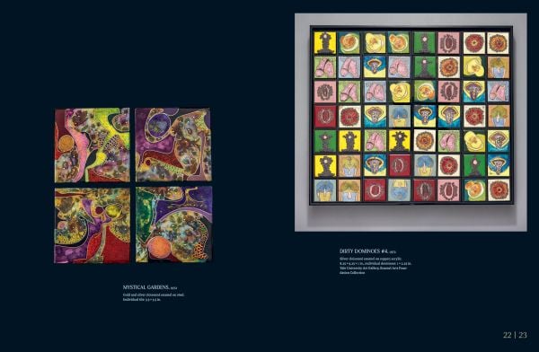 Book cover of Bizarre Beauty: The Art of William Harper, with a piece of sculptural jewelry in shape of figure. Published by Arnoldsche Art Publishers.