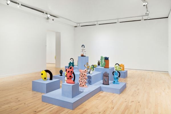 Book cover of Elisabeth von Krogh: Retrospective - Prospective: Ceramics 1972–2024. Published by Arnoldsche Art Publishers.