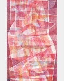 Book cover of Bruno Pedrosa: Between Worlds, with a colorful abstract painting. Published by Arnoldsche Art Publishers.