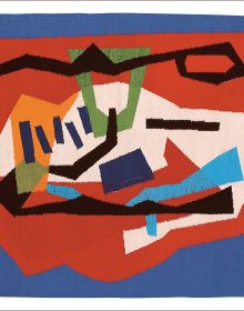 Book cover of Bruno Pedrosa: Between Worlds, with a colorful abstract painting. Published by Arnoldsche Art Publishers.