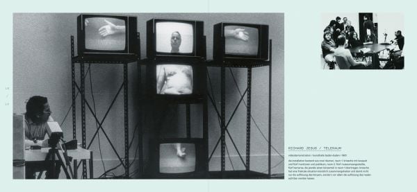 Book cover of Richard Kriesche: A Shift of Time in Present Times / Zeitenwende in Jetztzeit. Published by Arnoldsche Art Publishers.