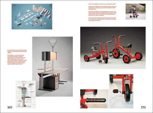 Book cover of Past – Present – Future: Visions of Creativity: The Design of Boris Berlin, with a red chair turned upside down. Published by Arnoldsche Art Publishers.