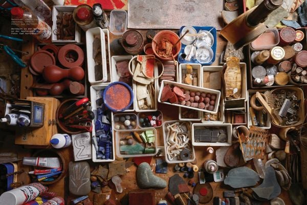 Book cover of Warwick Freeman: Hook Hand Heart Star. Published by Arnoldsche Art Publishers.