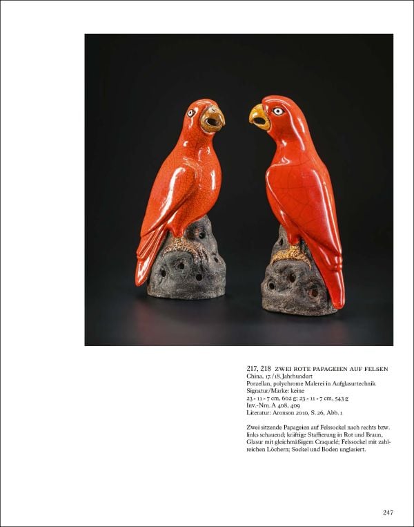 Book cover of Courtly Pleasures: Table Decorations as a Reflection of Baroque Society; featuring two ceramic figurines. Published by Arnoldsche Art Publishers.