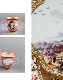 Book cover of Glück auf! Bergmännisches Porzellan des 18. Jahrhunderts: Die Sammlung Middelschulte im Deutschen Bergbau-Museum Bochum. Published by Arnoldsche Art Publishers.