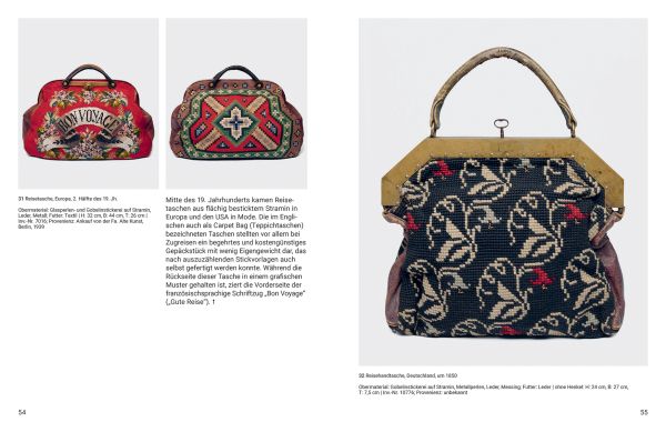 Book cover of immer dabei: DIE TASCHE, featuring an x-ray of a holdall with its contents. Published by Arnoldsche Art Publishers.