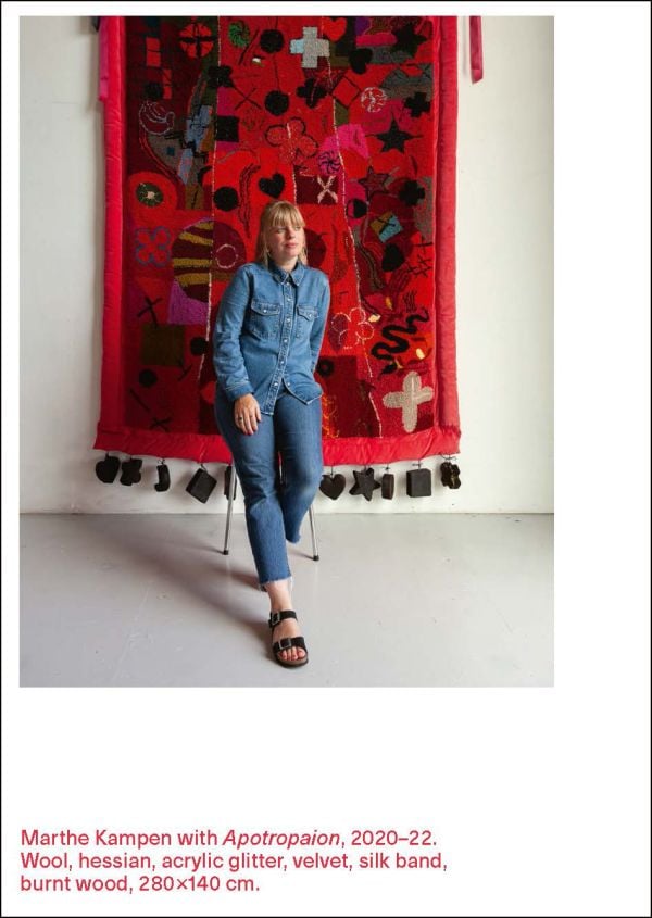 Book cover of Hannah Ryggen Triennale: Mater. Published by Arnoldsche Art Publishers.