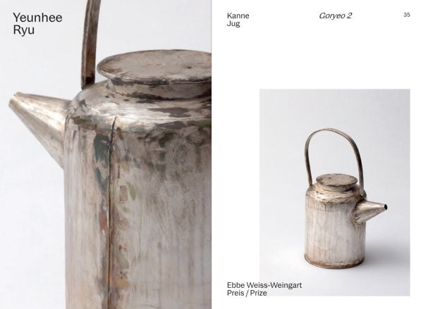 Book cover of 21st Silver Triennial International. Published by Arnoldsche Art Publishers.