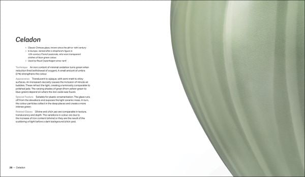 Book cover of The Magic of Ceramic Glazes: Nils Thorsson and the Artist Stoneware of Royal Copenhagen 1932–1975; featuring a blue and pink ceramic glazed surface. Published by Arnoldsche Art Publishers.