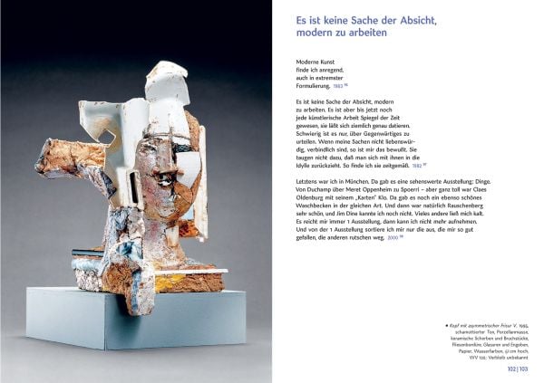 Book cover of Gertraud Möhwald: Bildhauer will ich unbedingt werden: Texte und Werke; featuring a sculpture of a head. Published by Arnoldsche Art Publishers.