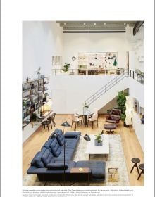 Black and white polka dot floor, with small inflatable pandas, on cover of 'Retail Design International Vol. 5, Components, Spaces, Buildings', by Avedition Gmbh.