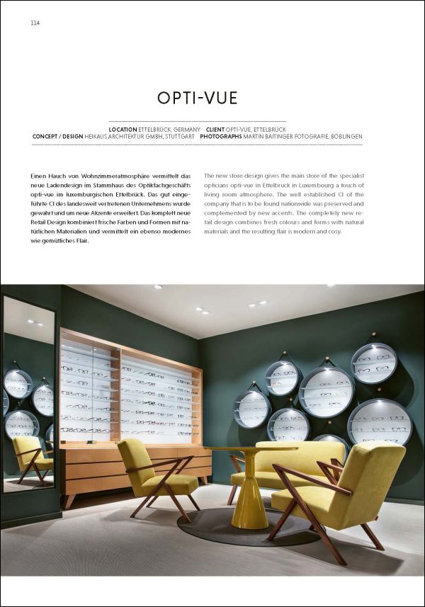 Black and white polka dot floor, with small inflatable pandas, on cover of 'Retail Design International Vol. 5, Components, Spaces, Buildings', by Avedition Gmbh.