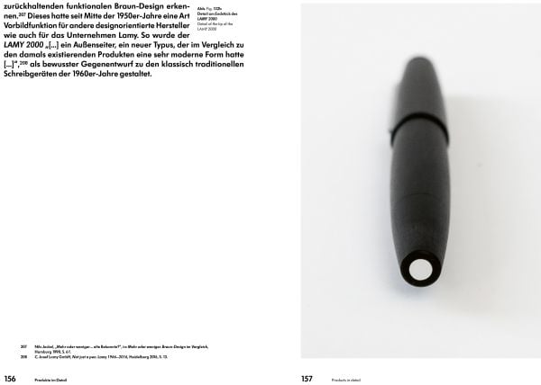 White food processor, Braun shaver, fountain pen and green and black logo on cover of 'Gerd A. Müller, The Designer who got forgotten', by Avedition Gmbh.