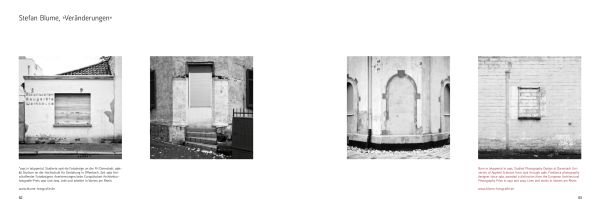 Long building with illuminated windows, under dark moody sky, on cover of 'The Urban in the Periphery, European Architectural Photography Prize 2021', by Avedition Gmbh.