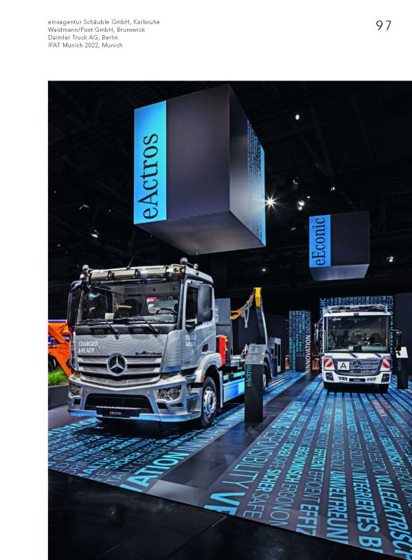 Book cover of Brand Experience & Trade Fair Design Annual 2022/23. Published by Avedition.