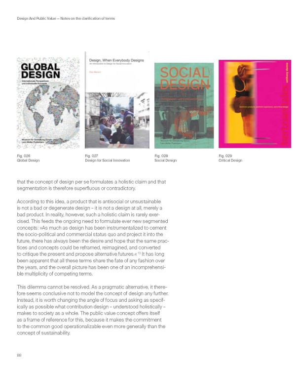 Book cover of Design Education in Germany 2023: Contribution to Public Value. Published by Avedition.