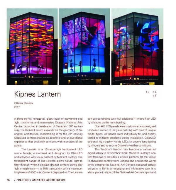 Book cover of Media Architecture Compendium Vol. 2, Concepts, Methods, Practice, with a field of crops with artificial blue and red light, under yellowing sky. Published by Avedition.