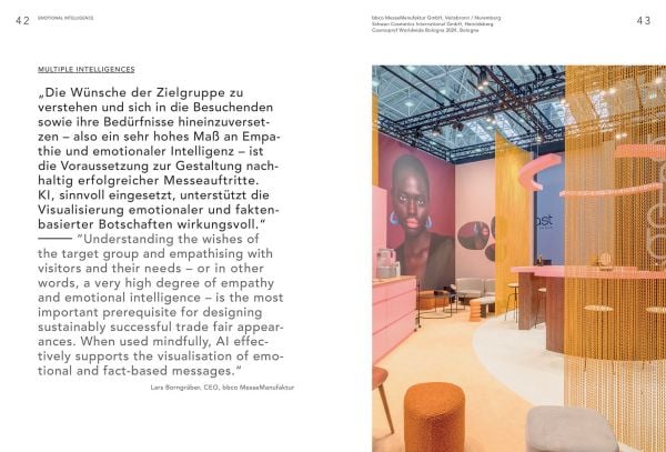 Book cover of Brand Experience & Trade Fair Design Annual 2025. Published by Avedition Gmbh.