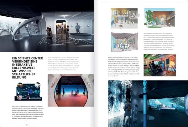 Book cover of Experience & Event Design 2025 / 2026; featuring flower shapes made with lights. Published by Avedition Gmbh.