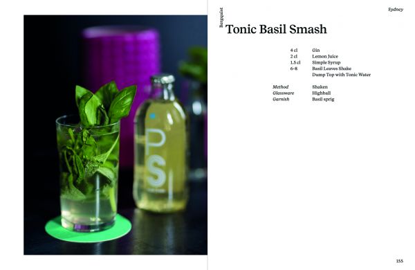 Book cover of Mixing Cosmopolitans, The Pouring Tales, with yellow outlines of cocktail glasses with stirrers and shakers. Published by Alambic Books.