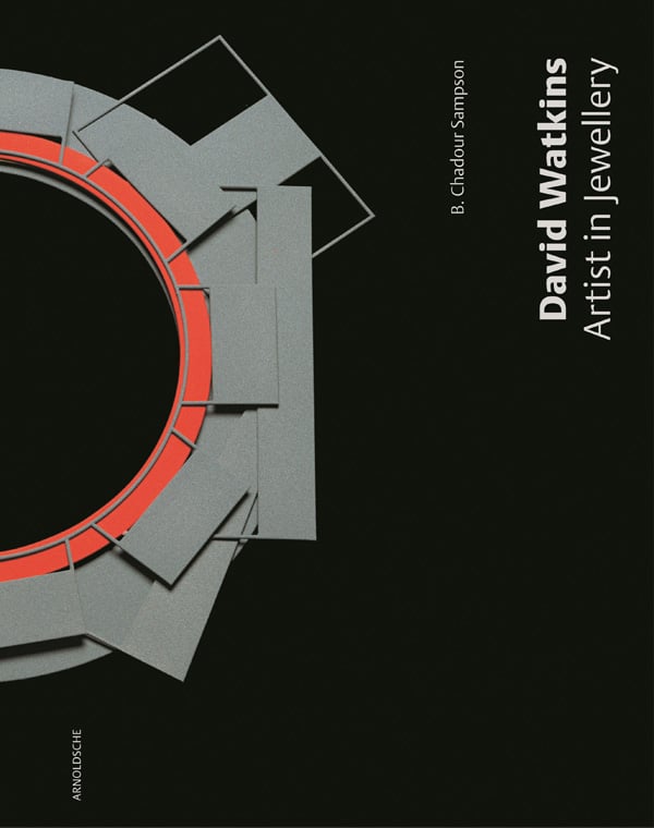 Book cover of David Watkins: Artist in Jewellery. Published by Arnoldsche Art Publishers.