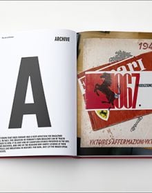 Book cover of The Art of Ferrari. Published by RAMP.