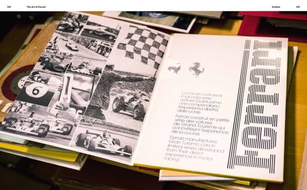 Book cover of The Art of Ferrari. Published by RAMP.