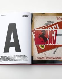 Book cover of The Art of Ferrari. Published by RAMP.