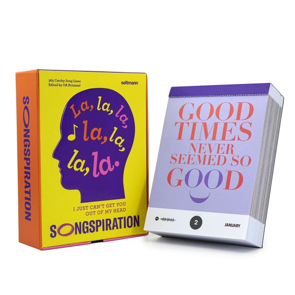 Book cover of Songspiration: 365 Gigs in your Head. Published by Seltmann Publishers.