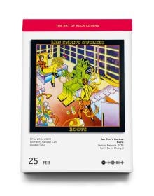 Book cover of The Art of Rock Covers: Best-Of Collection Vol. 01, with a shelf of records. Published by Seltmann Publishers.