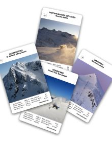 Box cover of Nice To Ski You: Quartet & Travel Guide, featuring a skier moving down the slopes at speed. Published by Seltmann Publishers.
