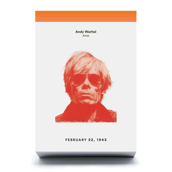 Calendar cover of The Famous Die Young; featuring stars who have passed away young, including Freddie Mercury. Published by Seltmann Publishers.