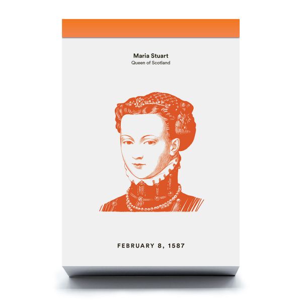 Calendar cover of The Famous Die Young; featuring stars who have passed away young, including Freddie Mercury. Published by Seltmann Publishers.