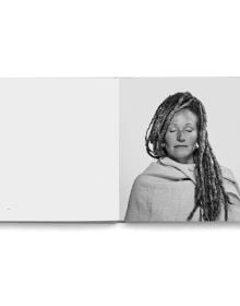 Book cover of Silent Portraits, featuring a male with his eyes closed, in deep meditation. Published by Seltmann Publishers.