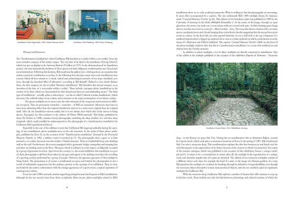 Book cover of Guillaume Bijl: Multiples & Editions, with three doormats with slogans. Published by Hopper&Fuchs.