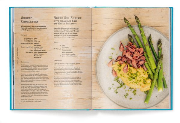 Four fish species to blue cover, 'CAPTAIN'S DINNER', in bronze font to centre of cover, by teNeues Books.