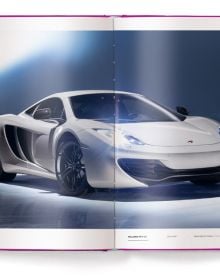 Book cover of Neo Classics: From Factory to Legendary in 0 Seconds, with the front end of Bugatti Chiron. Published by teNeues Books.