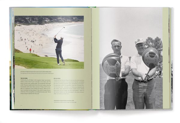 Book cover of Golf, The Ultimate Book, with Trump International Golf green, Ireland. Published by teNeues Books.