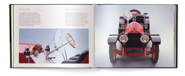 Book cover of Lost Beauties: 50 Cars that Time Forgot, featuring a 1949 Riley 105 Transformable Coupe in cream. Published by teNeues Books.