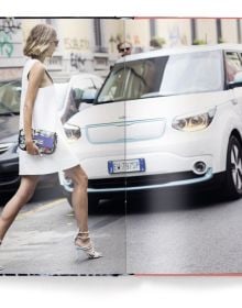 Book cover of For the Love of Bags, featuring a lime green quilted velvet Chanel handbag. Published by teNeues Books.