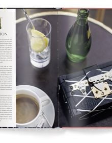 Book cover of For the Love of Bags, featuring a lime green quilted velvet Chanel handbag. Published by teNeues Books.