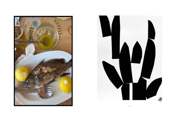 Book cover of Move and Art, featuring an interior space with large window, and tribal style chairs. Published by teNeues Books.