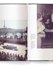 Josephine Baker, in tears, sings for the last time in Paris, 1959, on cover of 'The Golden Age of Photojournalism', by teNeues Books.